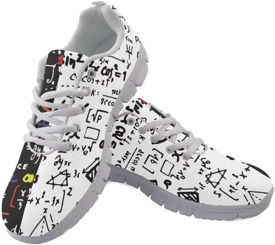 Women Running Shoes Walking Sports Athletic Tennis Sneakers for Girls White Sole