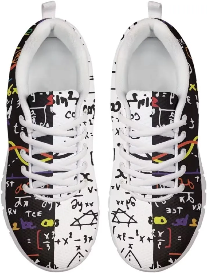 Women Running Shoes Walking Sports Athletic Tennis Sneakers for Girls White Sole