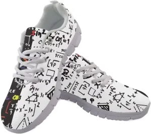 Women Running Shoes Walking Sports Athletic Tennis Sneakers for Girls White Sole