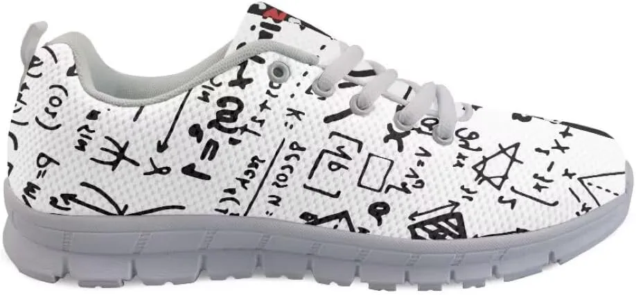 Women Running Shoes Walking Sports Athletic Tennis Sneakers for Girls White Sole