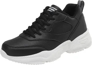 Women's Comfortable Sneakers Lightweight Breathable Walking Shoes for Work Running and Everyday Casual Wear with