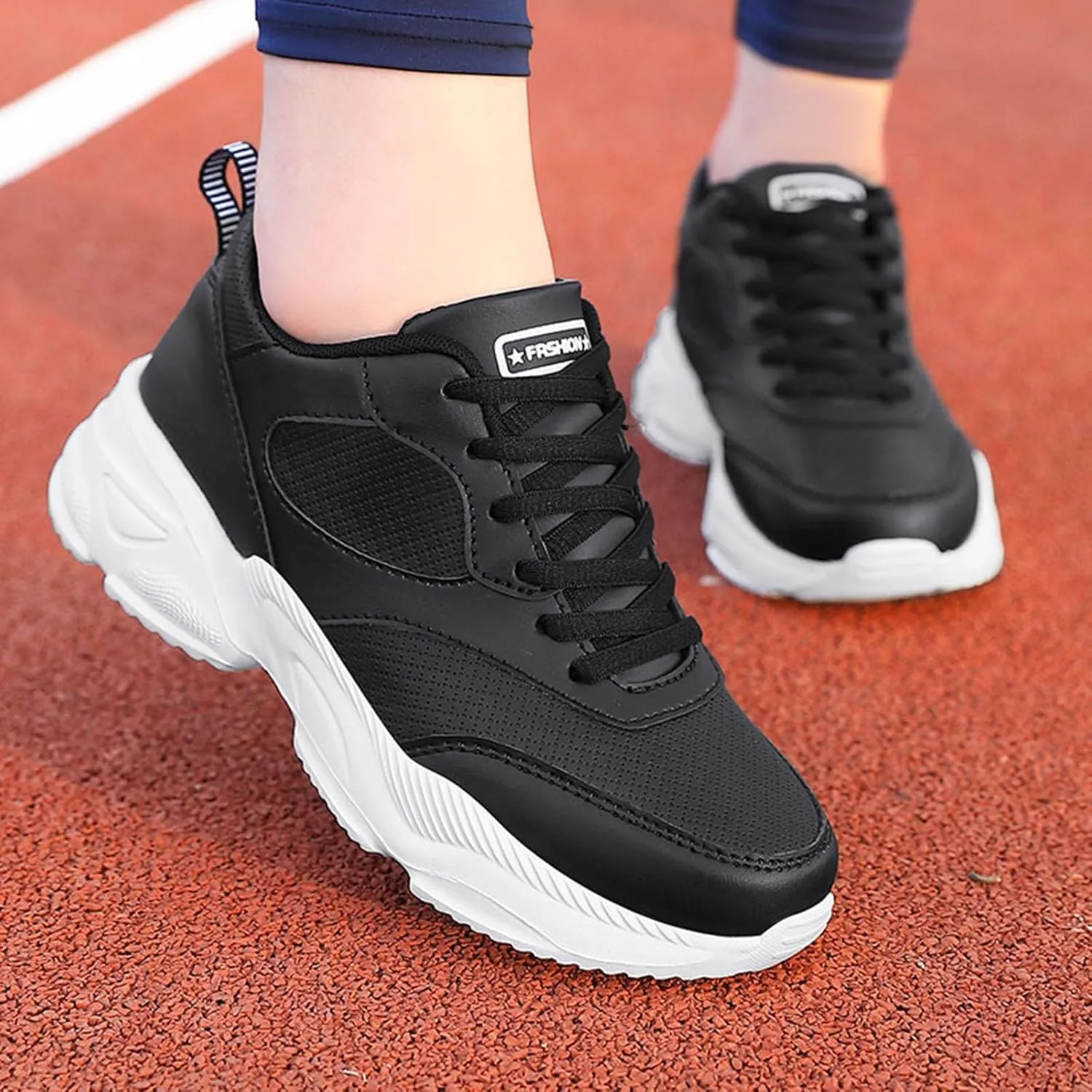Women's Comfortable Sneakers Lightweight Breathable Walking Shoes for Work Running and Everyday Casual Wear with