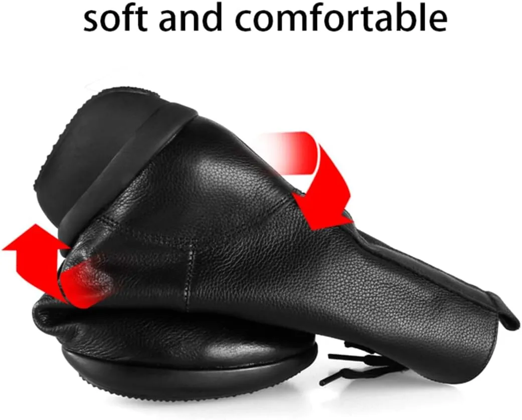 Womens Dance Boots, Leather Dance Shoes for Jazz Ballet Lace-Up Dancing Sneakers High Top Rubber Split Sole Dance Shoes