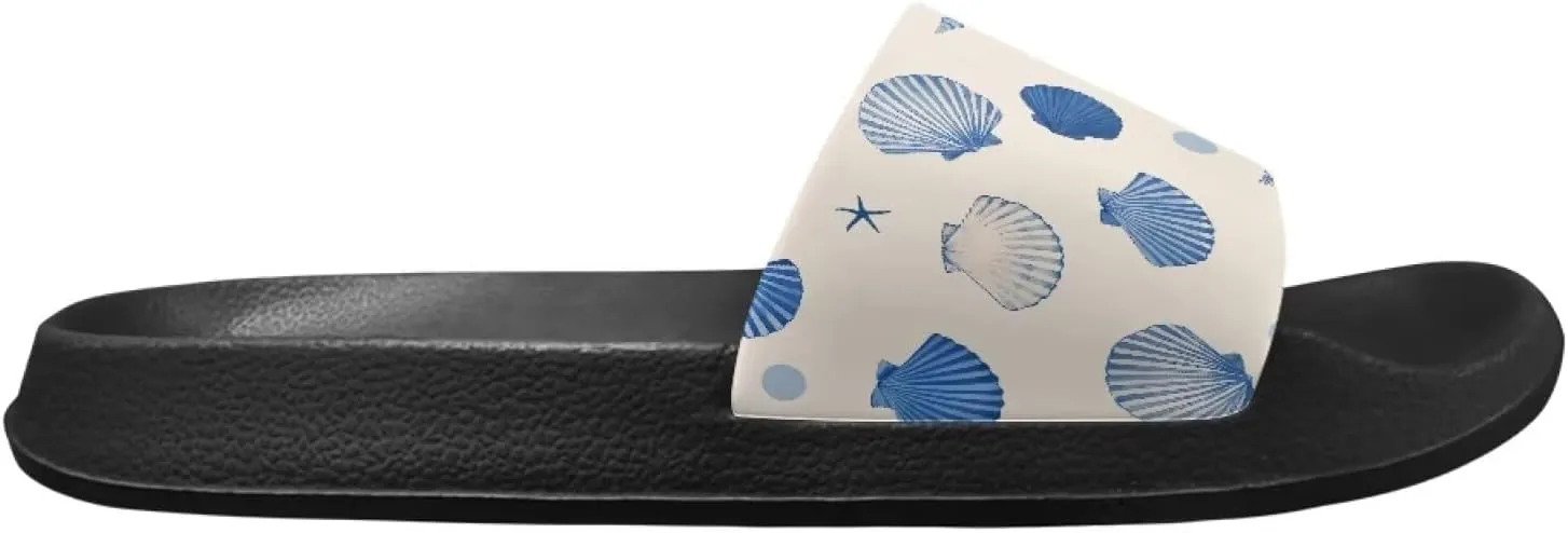 Women's Floral Printed Beach Sandals Non-Slip Soft Comfort Slide Sandals Cartoon Animal House Slippers Filp-Flops for Ladies Girls Gift for Wife Daughters Sisters Size 5-10