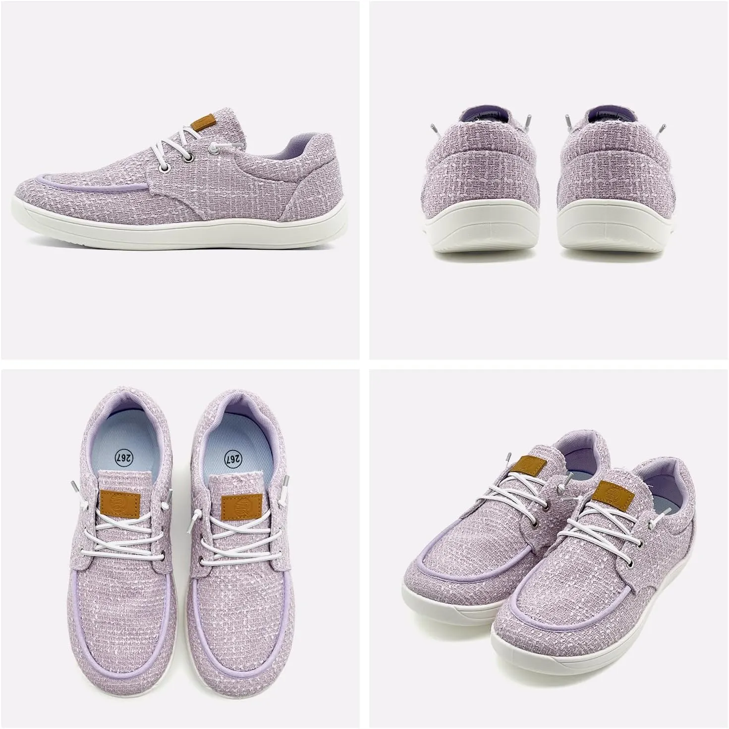 Women's Loafers Slip Ons Shoes Casual Comfortable & Lightweight Canvas Loafers Flats Walking Sneakers, Loafers Size 5.5-Size 12