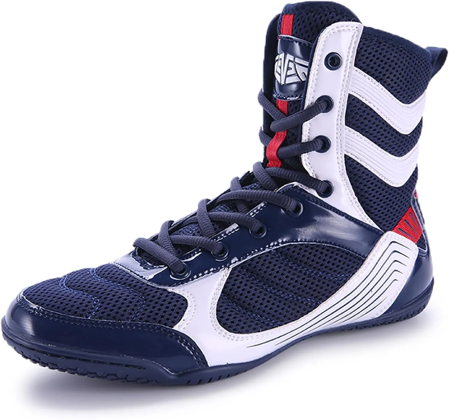 Women's Men's Wrestling Boots Breathable Mesh Squat Shoes Non-Slip Weightlifting Shoes Adult Youth Boxing Fitness Footwear