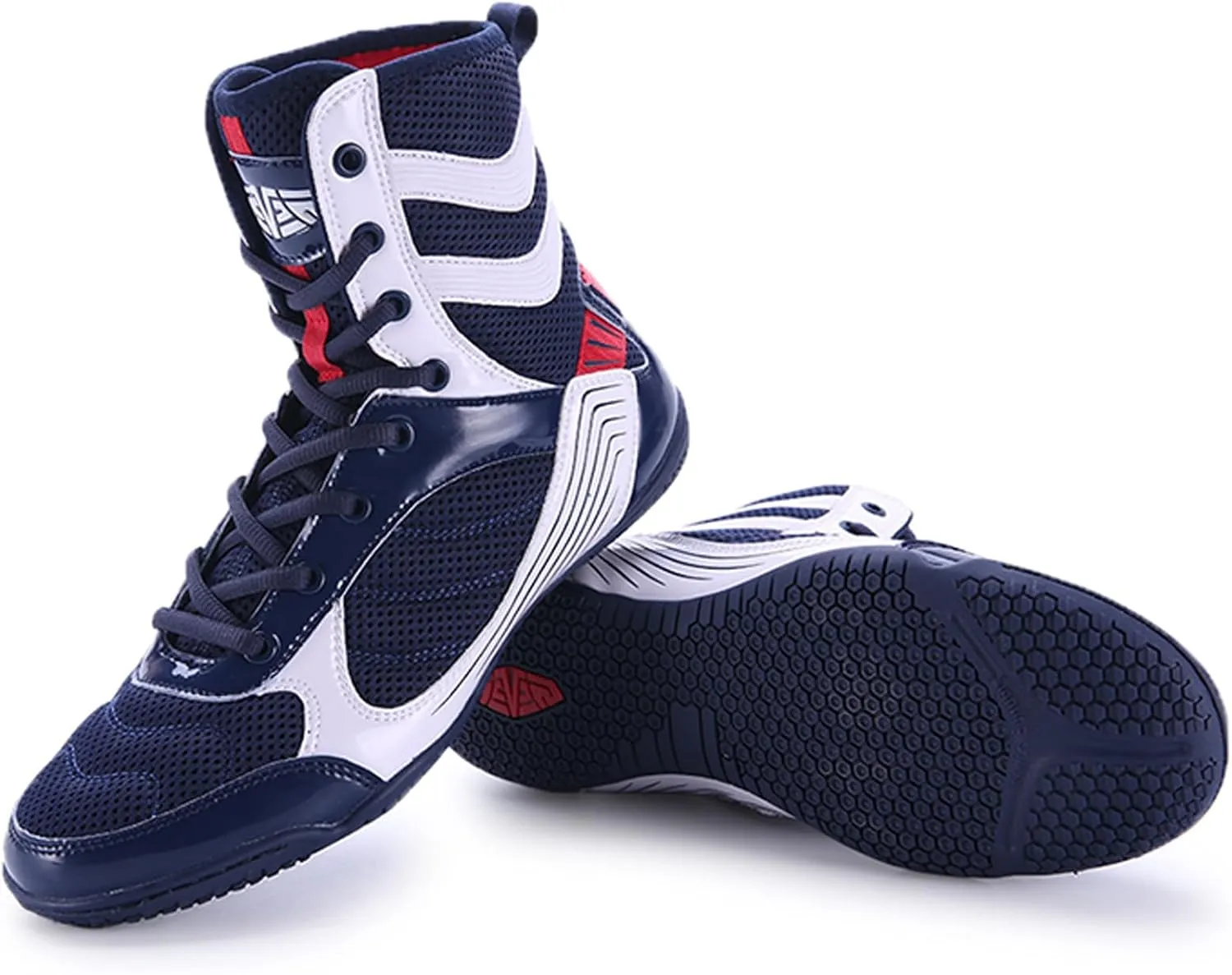 Women's Men's Wrestling Boots Breathable Mesh Squat Shoes Non-Slip Weightlifting Shoes Adult Youth Boxing Fitness Footwear