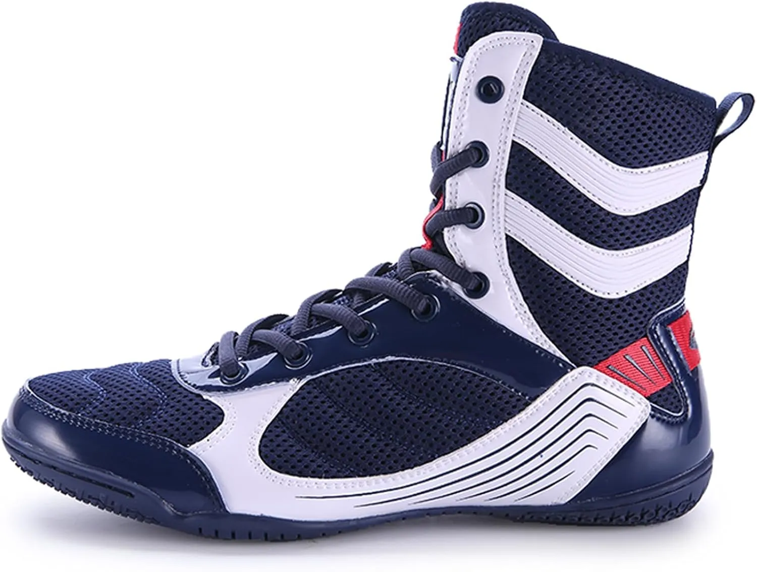 Women's Men's Wrestling Boots Breathable Mesh Squat Shoes Non-Slip Weightlifting Shoes Adult Youth Boxing Fitness Footwear
