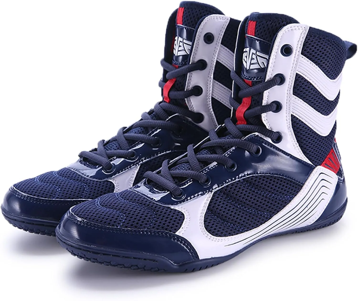 Women's Men's Wrestling Boots Breathable Mesh Squat Shoes Non-Slip Weightlifting Shoes Adult Youth Boxing Fitness Footwear