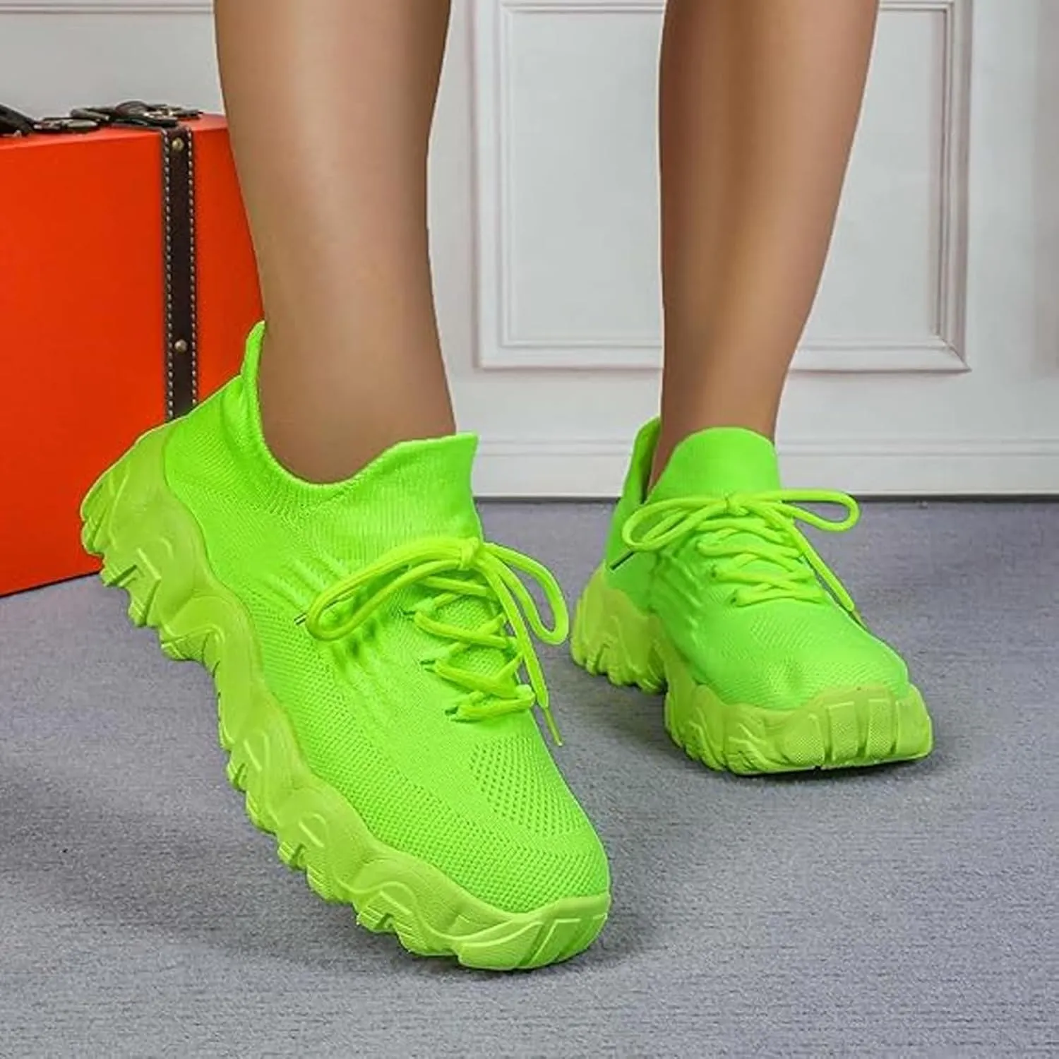 Womens Orthopedic Shoes Hands Free Slip on Walking Shoe Comfotable Casual Sneakers with Arch Support