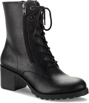Womens Sheilaa Combat & Lace-Up Boots Black 9 Medium (B,M)
