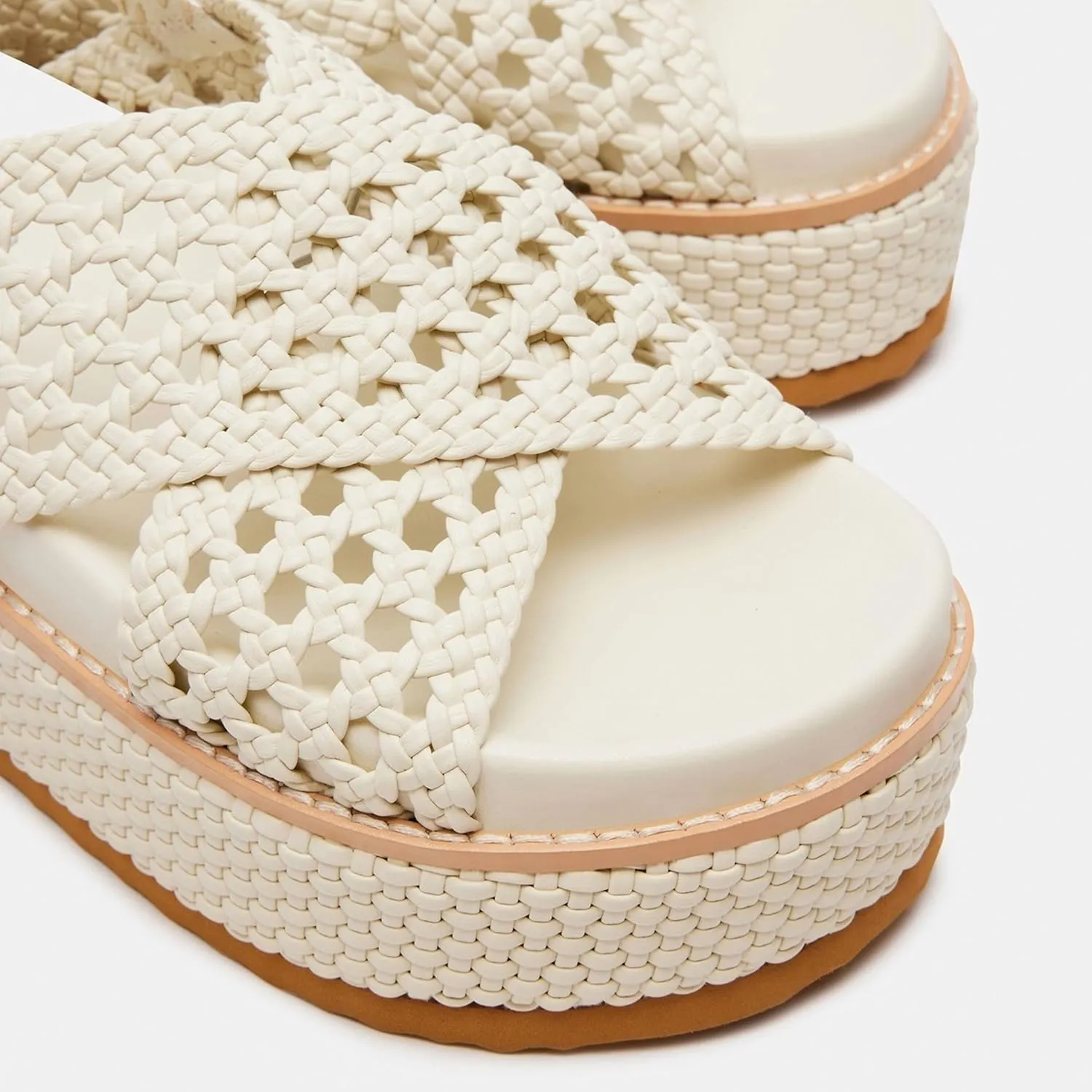 Woven Platform Sandals for Women Comfortable Open Toe Design with Breathable Material for Dressyor Casual Occasions