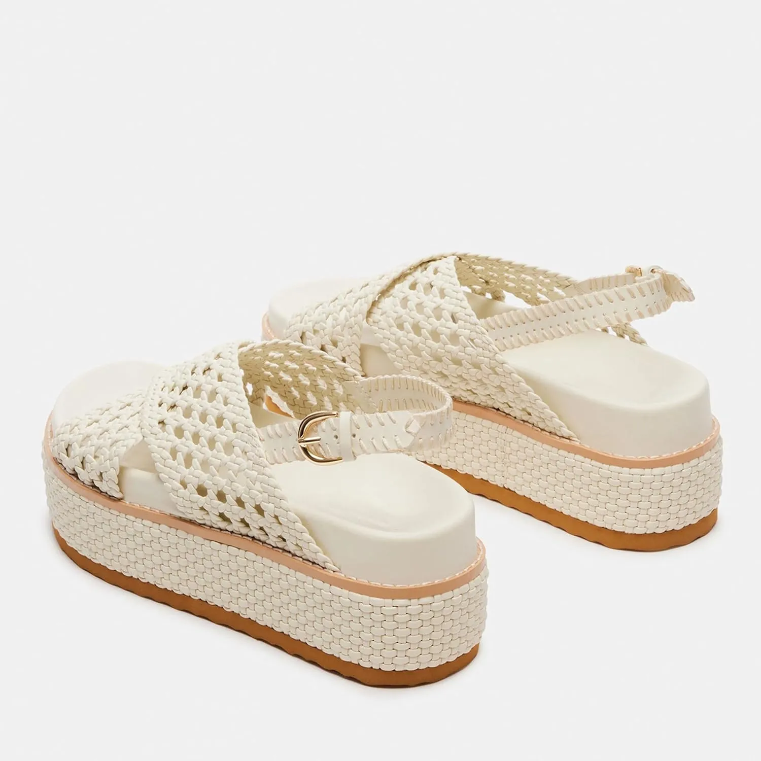 Woven Platform Sandals for Women Comfortable Open Toe Design with Breathable Material for Dressyor Casual Occasions