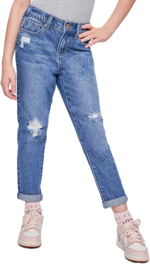 YMI Girls Taylor Dream Relaxed Fit Cuffed Jeans