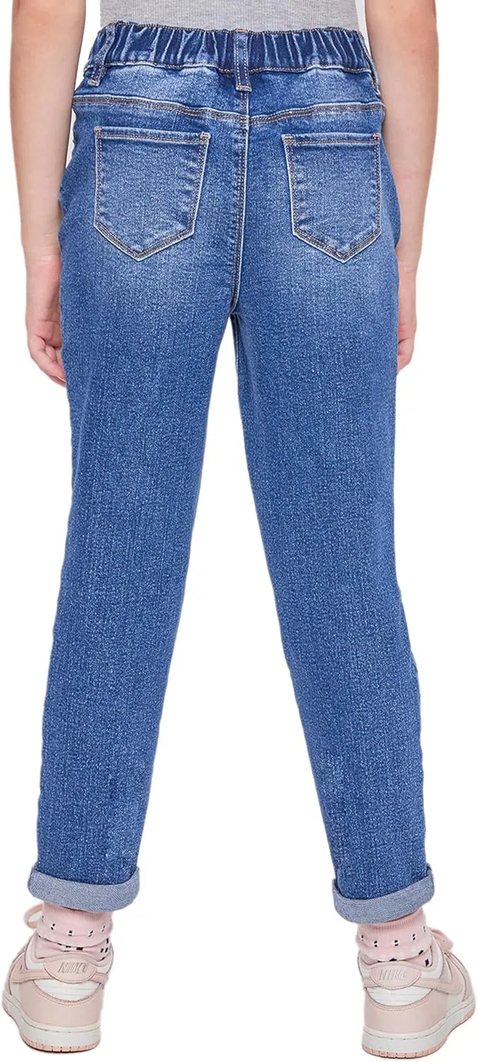 YMI Girls Taylor Dream Relaxed Fit Cuffed Jeans