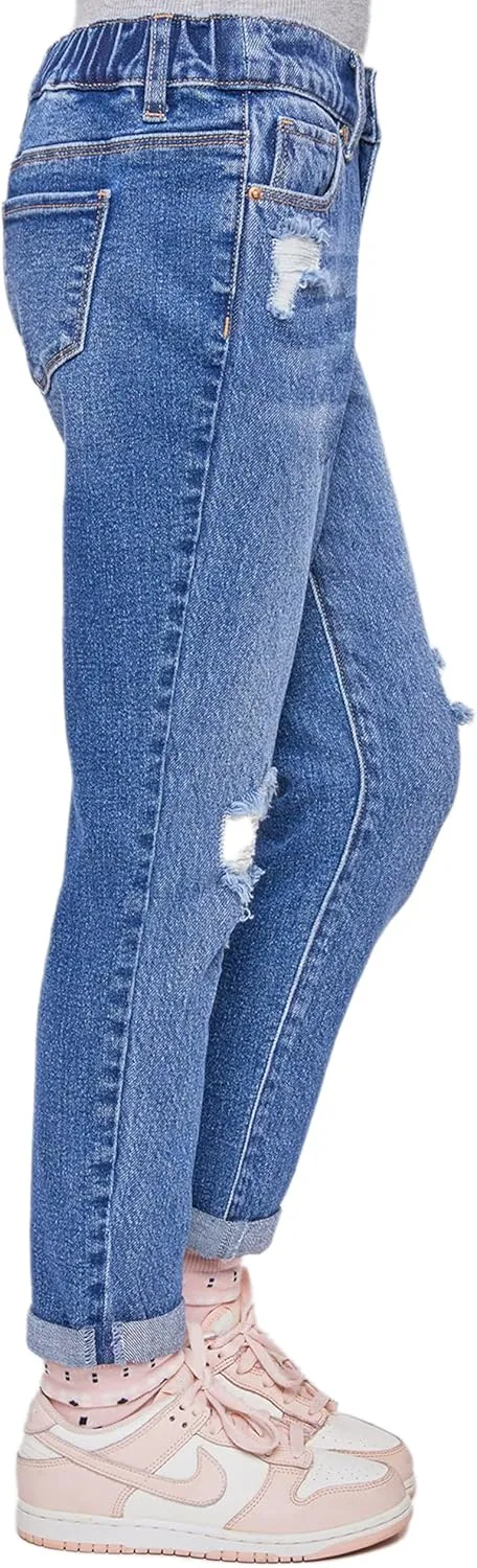 YMI Girls Taylor Dream Relaxed Fit Cuffed Jeans